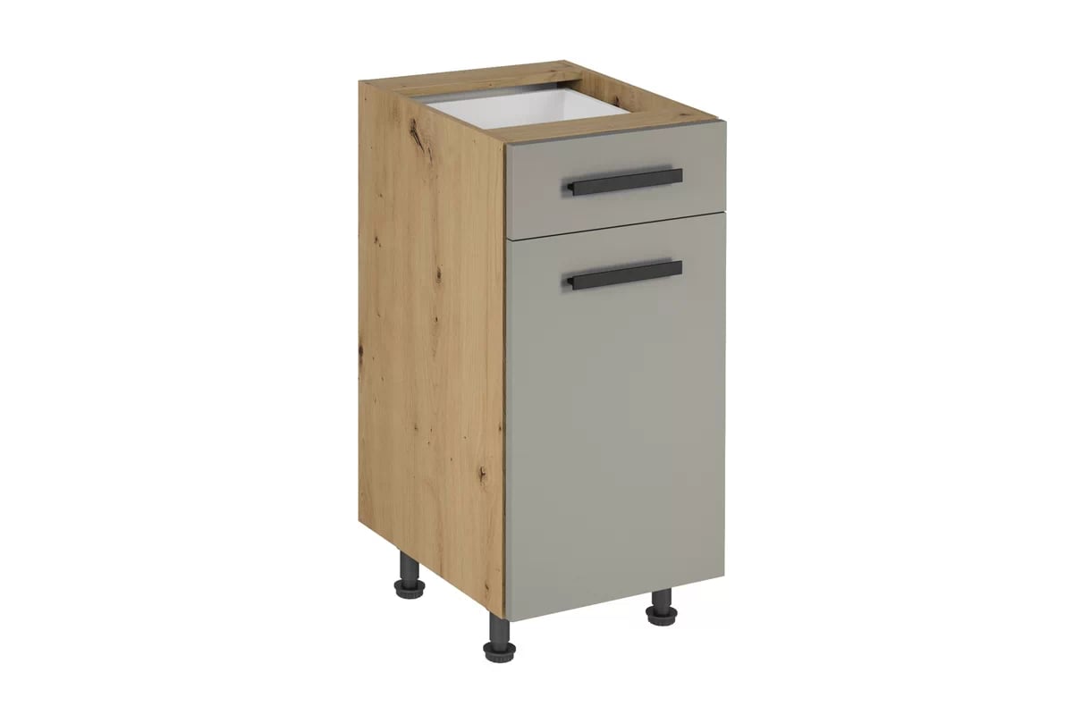 skříňka kuchyňská spodní Langen D40S1 jednodveřová z szuflada - beige Skříňka kuchyňská spodní Langen D40S1 jednodveřová z szuflada - beige