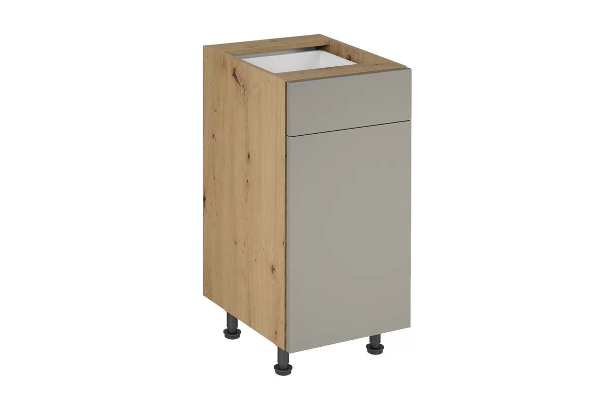 skříňka kuchyňská spodní Langen D40S1 jednodveřová z szuflada - beige Skříňka kuchyňská spodní Langen D40S1 jednodveřová z szuflada - beige