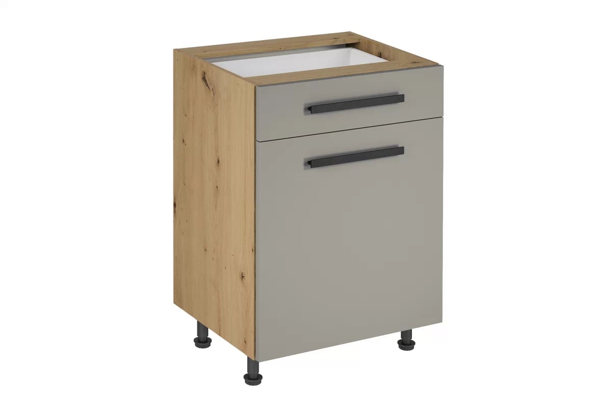 Skrinka Kuchynská dolná Langen D60S1 jednodverová z szuflada - beige Skrinka Kuchynská dolná Langen D60S1 jednodverová z szuflada - beige