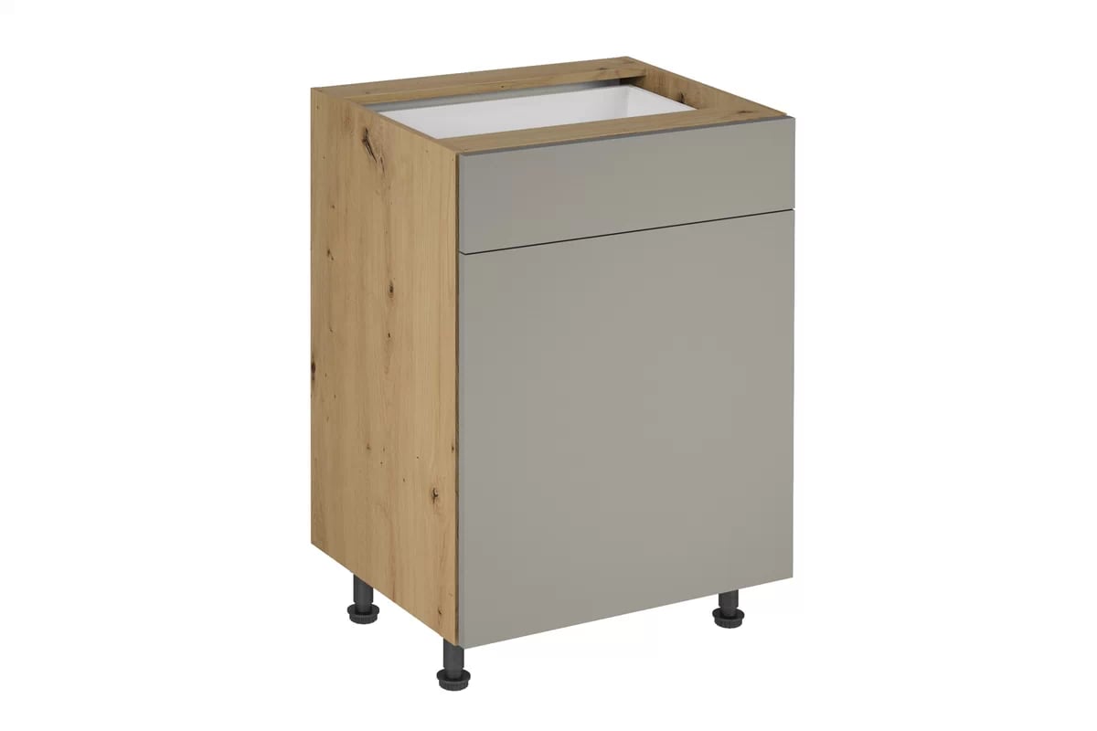 Skrinka Kuchynská dolná Langen D60S1 jednodverová z szuflada - beige Skrinka Kuchynská dolná Langen D60S1 jednodverová z szuflada - beige