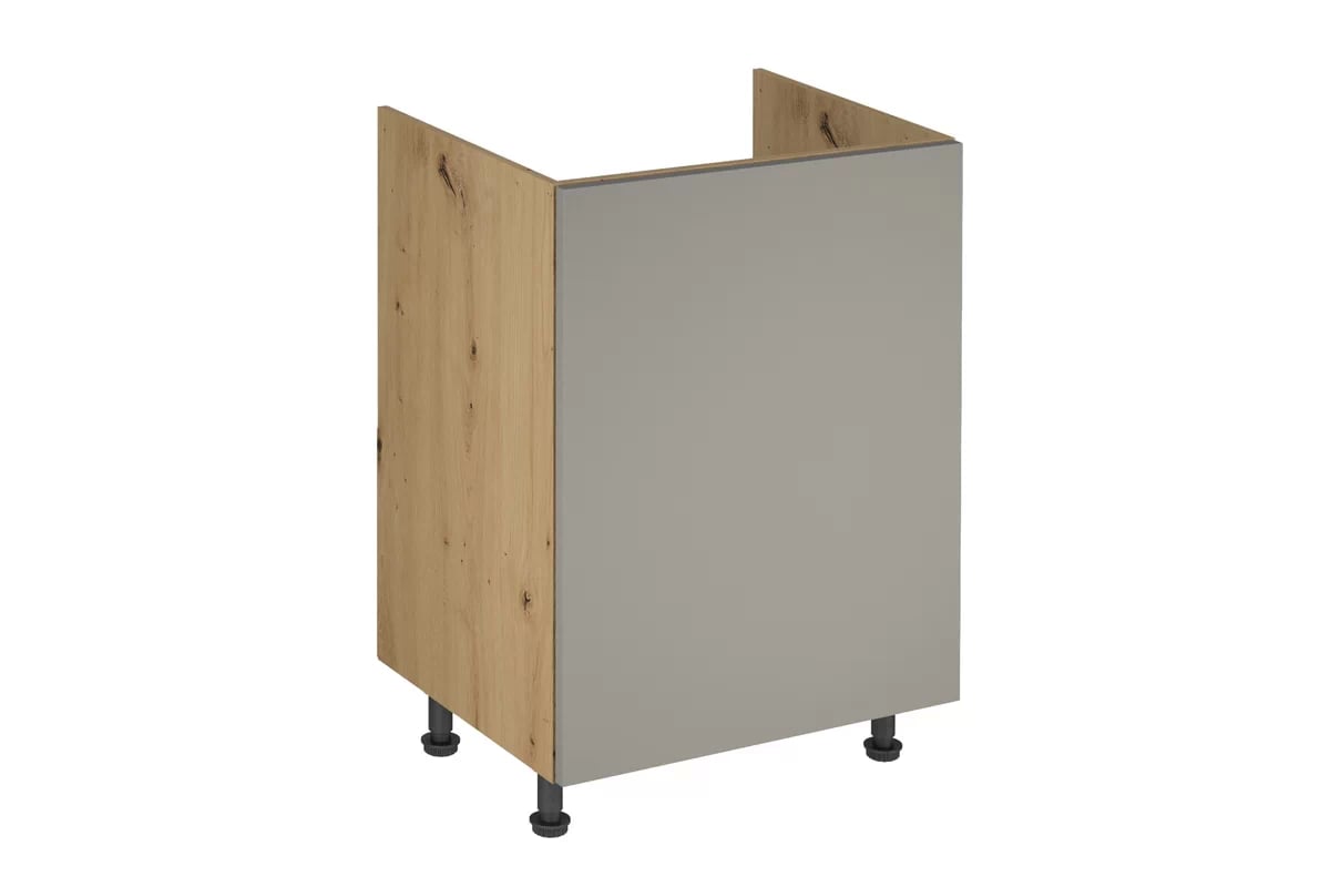 skříňka kuchyňská spodní Langen D60Z jednodveřová pod zlewozmywak - beige Skříňka kuchyňská spodní Langen D60Z jednodveřová pod zlewozmywak - beige