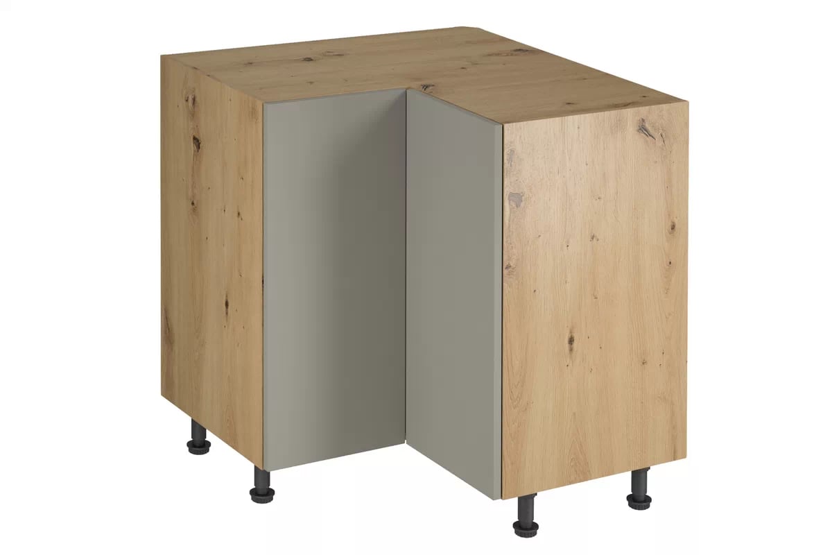 Skrinka Kuchynská dolná Langen D90N dvojdverová rohová - beige Skrinka Kuchynská dolná Langen D90N dvojdverová rohová - beige