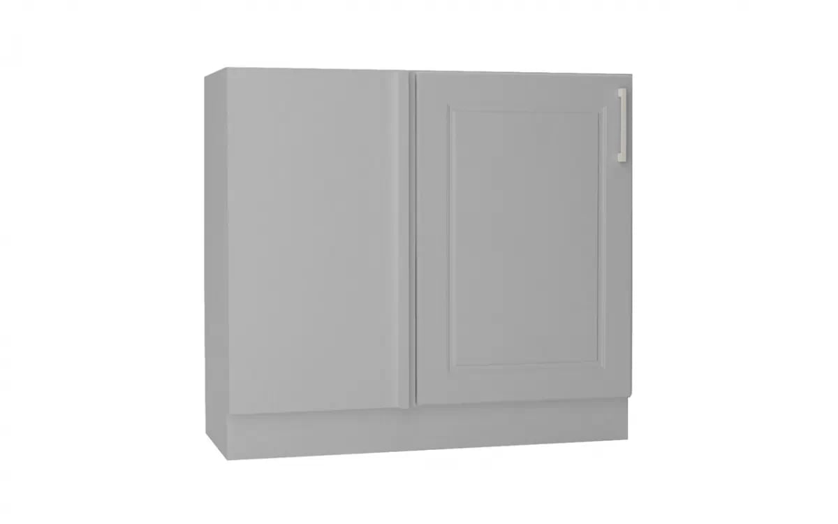 Kuchyňská dolní rohová skříňka Natalia DNP P/L - šedý mat skříňka kuchyňská spodní Natalia DNP rohová jednodveřová - šedá mat