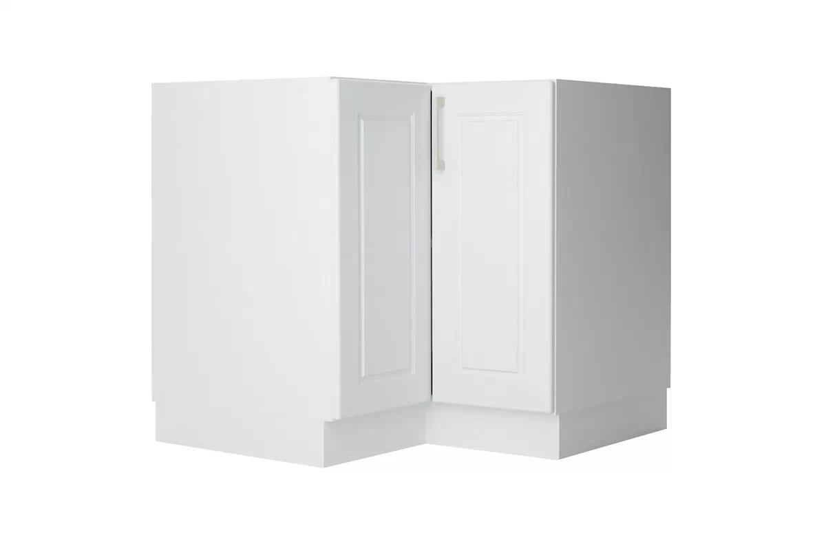 Spodní rohová skříňka Natalia DRP P/L - bílý lesk skříňka kuchyňská spodní Natalia DRP rohová dvoudveřová - bílý lesk