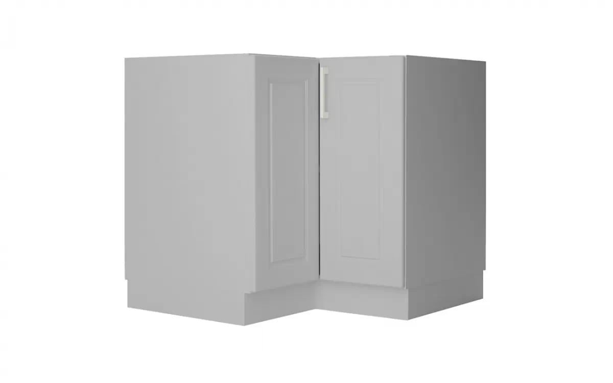 Spodní rohová skříňka Natalia DRP P/L - šedý mat skříňka kuchyňská spodní Natalia DRP rohová dvoudveřová - šedá mat