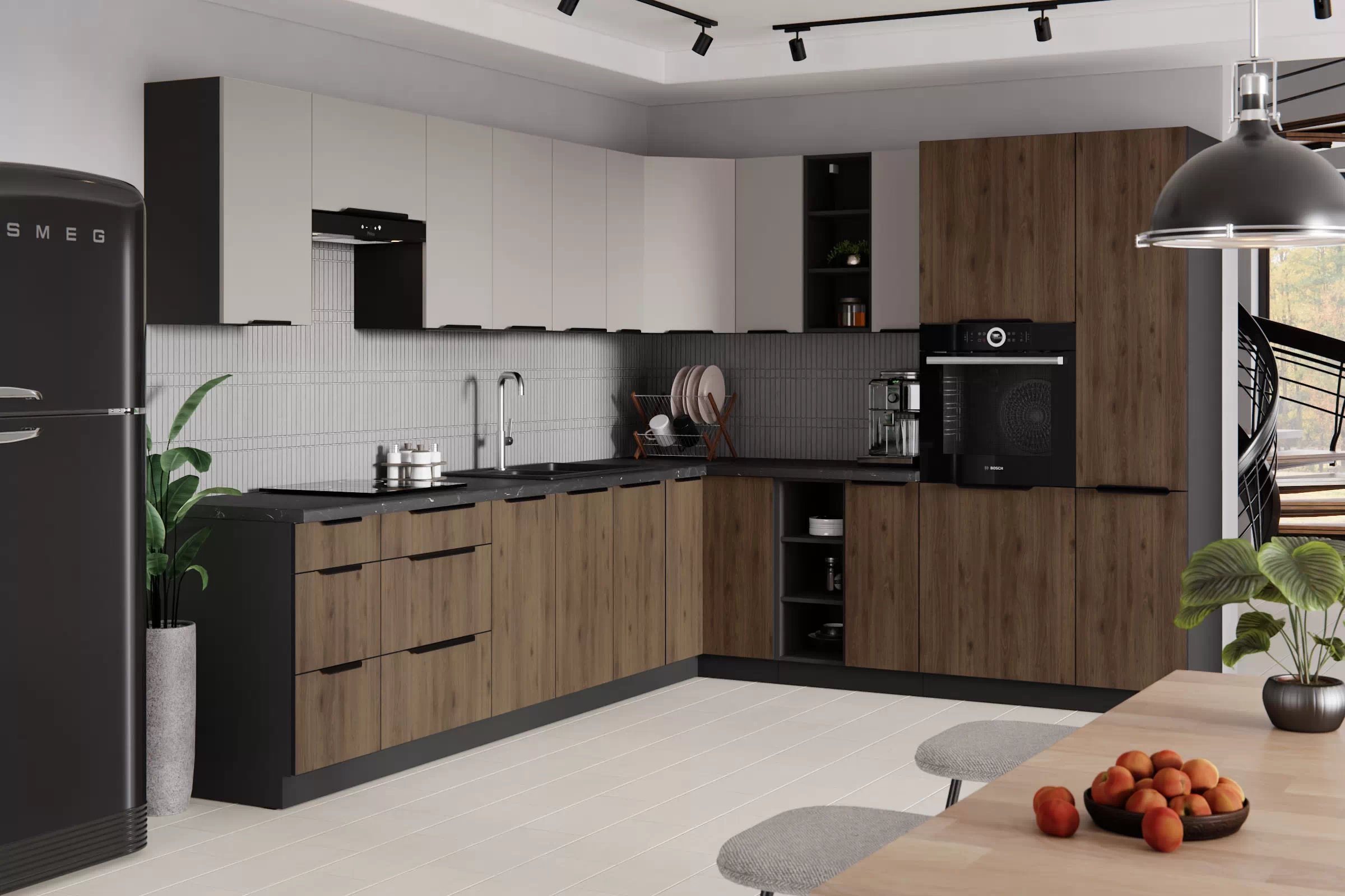 Závěsná kuchyňská skříňka Armonza 80 GU-36 nízká - kašmír skříňka kuchyňská závěsná Armonza 80 GU-36 nízká - kašmír