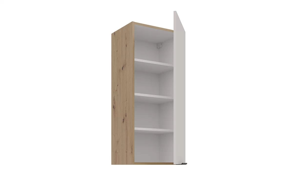 Kuchyňská horní skříňka Arvani 40 G-90 jednodveřová - kašmír / dub artisan skříňka kuchyňská závěsná Arvani 40 G-90 jednodveřová - kašmír / dub artisan