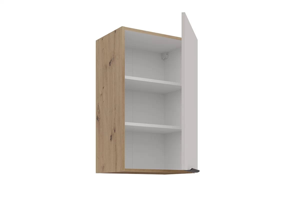 Kuchyňská horní skříňka Arvani 45 G-72 jednodveřová - kašmír / dub artisan skříňka kuchyňská závěsná Arvani 45 G-72 jednodveřová - kašmír / dub artisan