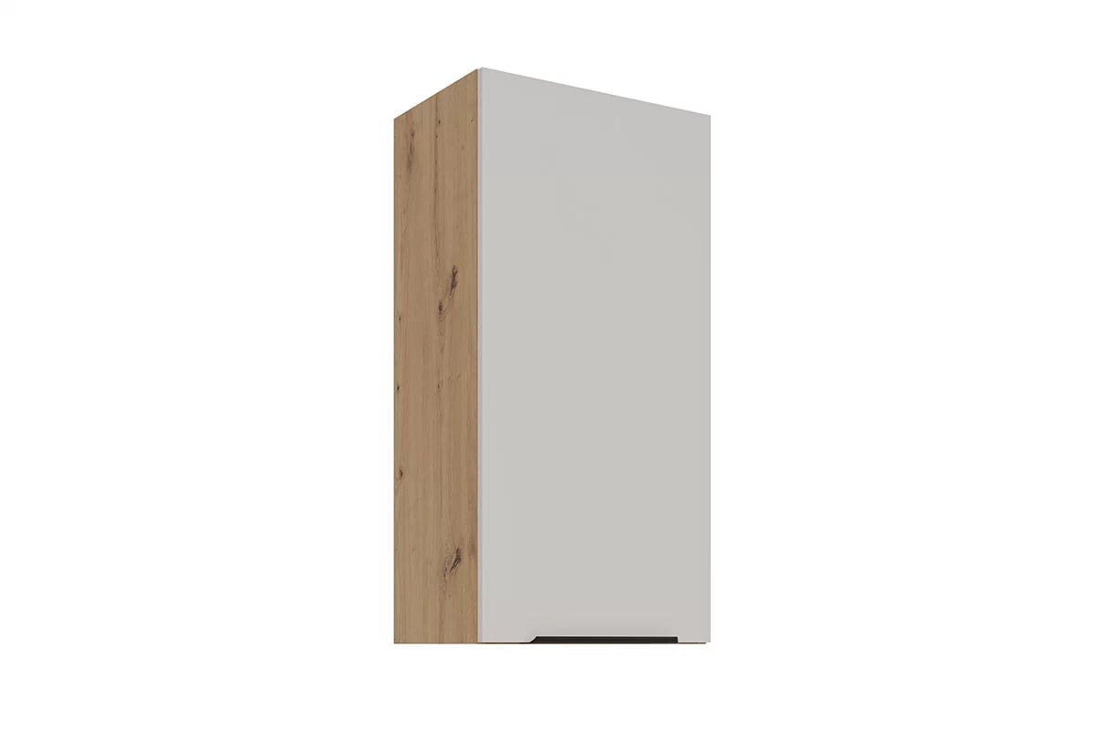 Kuchyňská horní skříňka Arvani 45 G-90 jednodveřová - kašmír / dub artisan skříňka kuchyňská závěsná Arvani 45 G-90 jednodveřová - kašmír / dub artisan