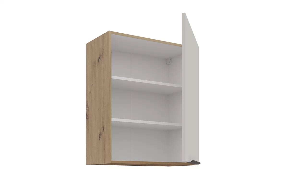 Kuchyňská horní skříňka Arvani 60 G-72 jednodveřová - kašmír / dub artisan skříňka kuchyňská závěsná Arvani 60 G-72 jednodveřová - kašmír / dub artisan