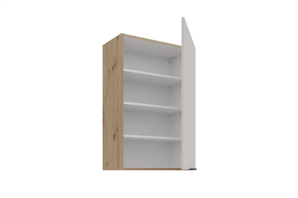 Kuchyňská horní skříňka Arvani 60 G-90 jednodveřová - kašmír / dub artisan skříňka kuchyňská závěsná Arvani 60 G-90 jednodveřová - kašmír / dub artisan