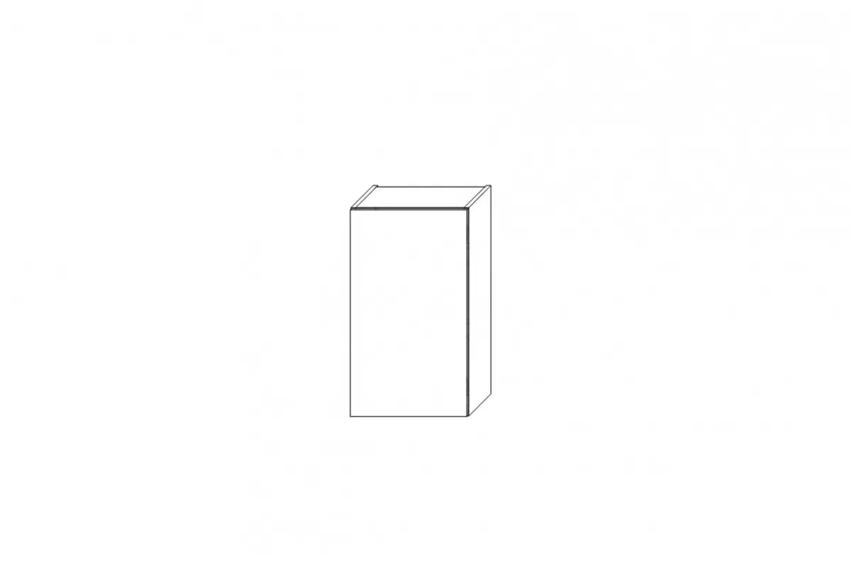 Závesná kuchynská skrinka Ilandia W40/71 jednodverová - biely mat Skrinka Kuchynská závesná Ilandia W40/71 jednodverová - biely mat