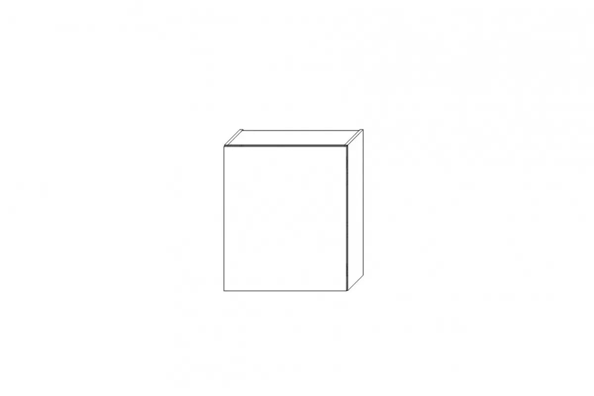 Závěsná kuchyňská skříňka Ilandia W60/71 jednodveřová - bílý mat Skříňka kuchyňská závěsná Ilandia W60/71 jednodveřová -  bílý mat