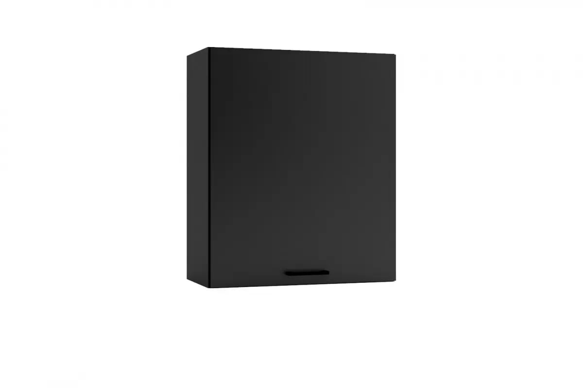 Závesná horná skrinka Anika W60 jednodverová – grafit Skrinka Kuchynská závesná jednodverová Anika W60 - grafit / grafit