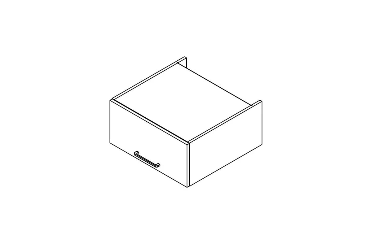 Nadstavcová kuchynská skrinka Kammono F SNO60/29N nad spotrebiče Skrinka Kuchynská závesná Kammono F SNO60/29N horná nad AGD