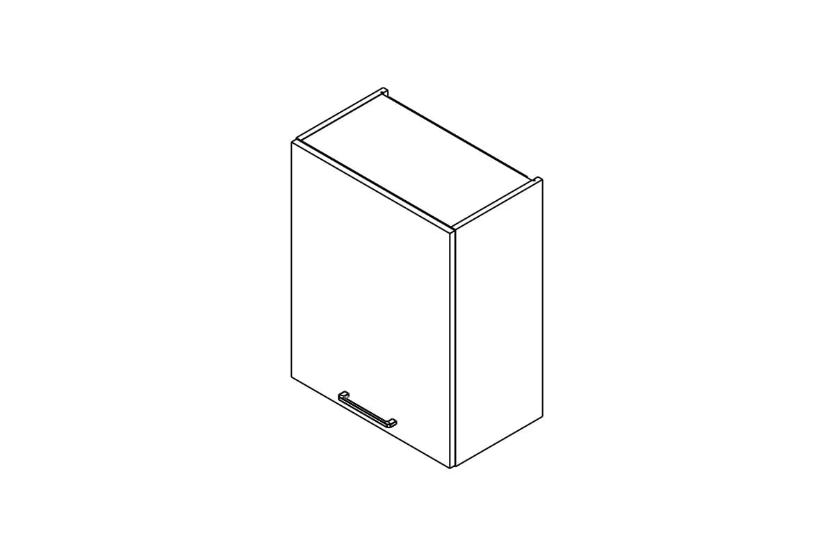 KAMMONO F4 F7 F8 - W55.1/71 závesná skrinka jednodverová Skrinka Kuchynská závesná Kammono F W55.1/71 jednodverová