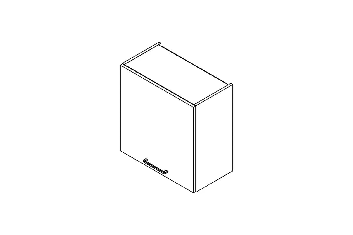Závesná kuchynská skrinka Kammono F W60.1/61 jednodverová Skrinka Kuchynská závesná Kammono F W60.1/61 jednodverová