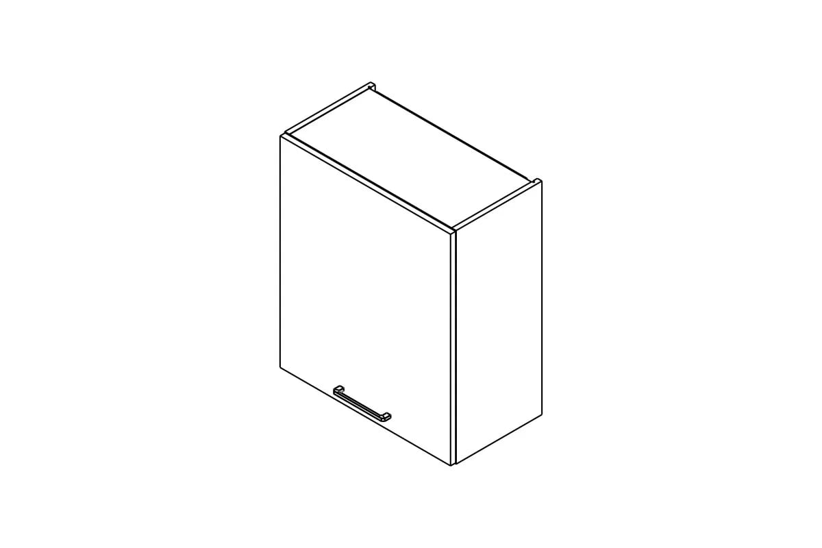 Závesná kuchynská skrinka Kammono F W55.1/71 jednodverová Skrinka Kuchynská závesná Kammono F W60.1/71 jednodverová