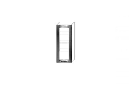 Skrinka Kuchynská závesná Kammono F11 WW40.1/100 jednodverová s presklením