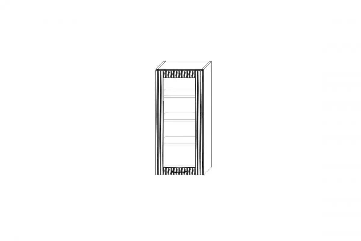Skrinka Kuchynská závesná Kammono F11 WW45.1/100 jednodverová s presklením Skrinka Kuchynská závesná Kammono F11 WW45.1/100 jednodverová s presklením