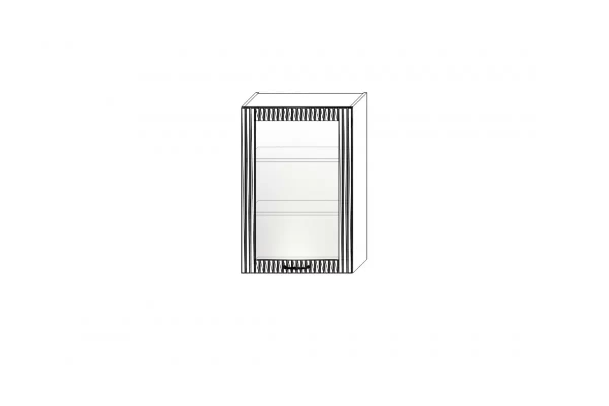 Skrinka Kuchynská závesná Kammono F11 WW60.1/90 jednodverová s presklením Skrinka Kuchynská závesná Kammono F11 WW60.1/90 jednodverová s presklením