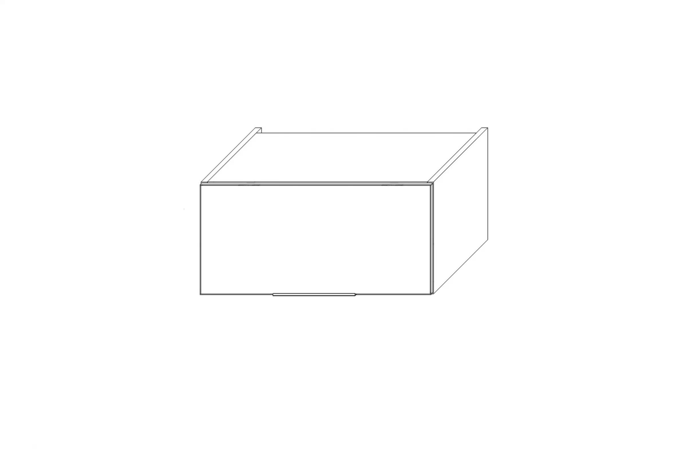 Nástavná horní kuchyňská skříňka Kammono K2 SNO60/29N nad vestavné spotřebiče skříňka kuchyňská závěsná Kammono K2 SNO60/29N nadstawkowa nad AGD