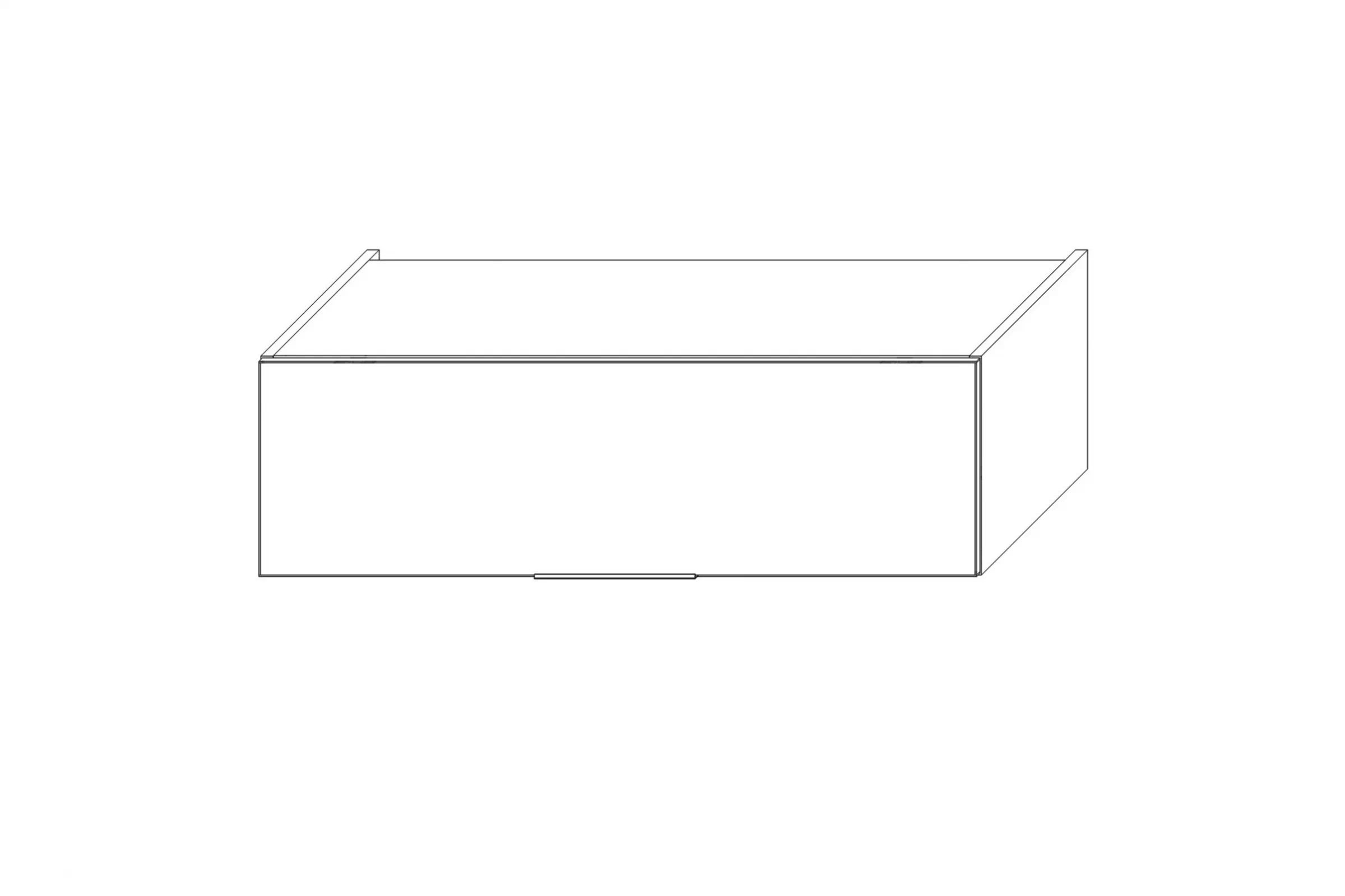 KAMMONO K2 BLACK SNO95/29N - Nadstavec nad regál AGD Skrinka Kuchynská závesná Kammono K2 SNO95/29N horná nad AGD