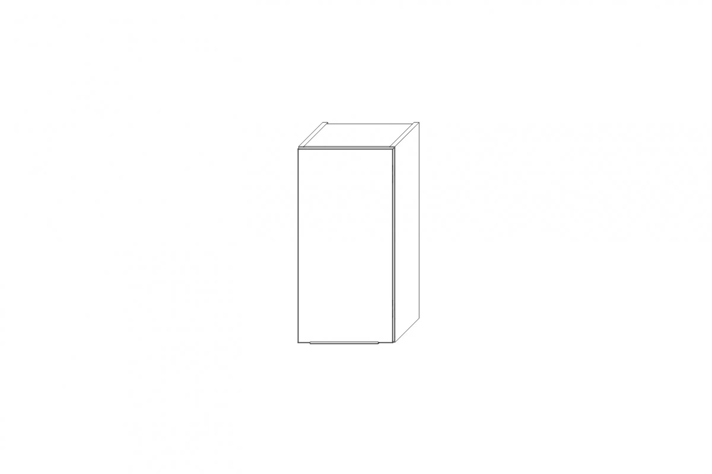 Horní kuchyňská skříňka Kammono K2 W30.1/61 jednodveřová skříňka kuchyňská závěsná Kammono K2 W30.1/61 jednodveřová