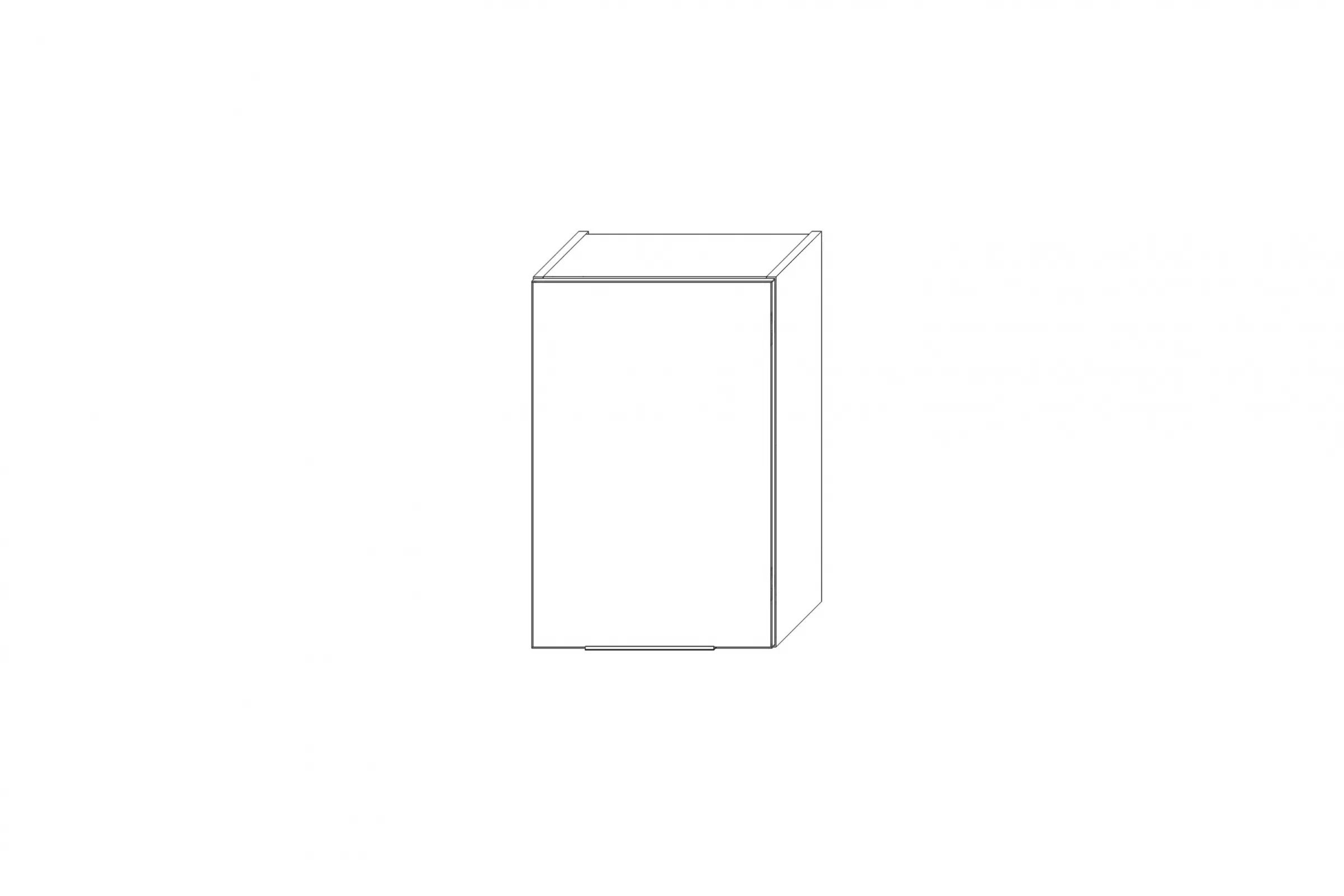 Horní kuchyňská skříňka Kammono K2 W40.1/61 jednodveřová skříňka kuchyňská závěsná Kammono K2 W40.1/61 jednodveřová