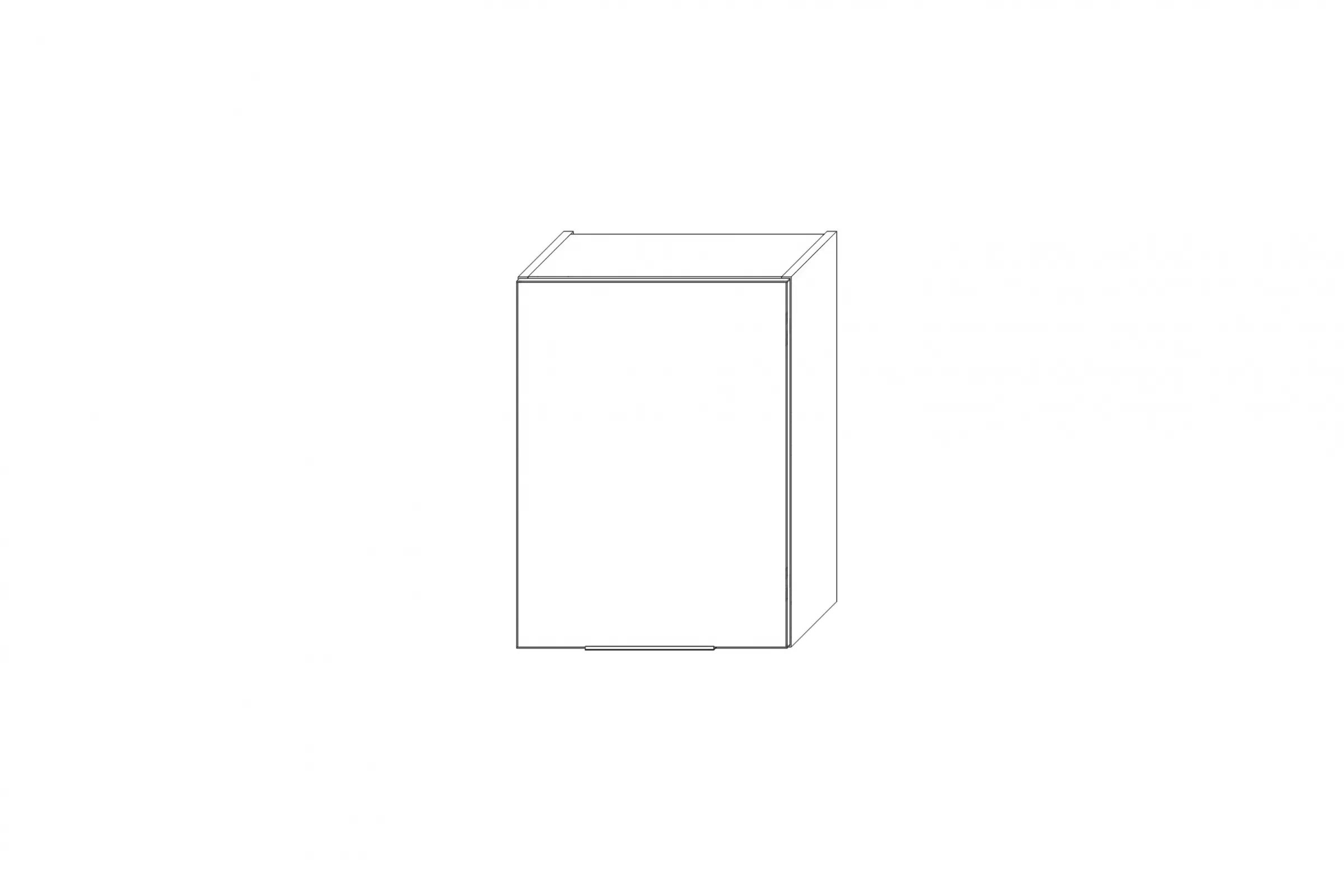 Horní kuchyňská skříňka Kammono K2 W45.1/61 jednodveřová skříňka kuchyňská závěsná Kammono K2 W45.1/61 jednodveřová