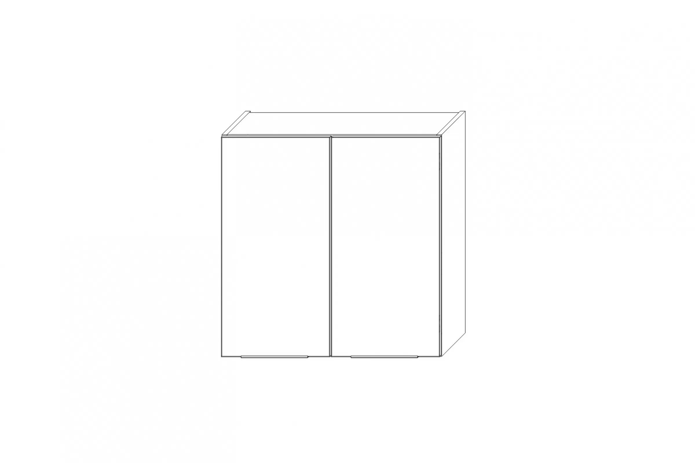 Horní kuchyňská skříňka Kammono K2 W70/71 dvoudveřová skříňka kuchyňská závěsná Kammono K2 W70/71 dvoudveřová