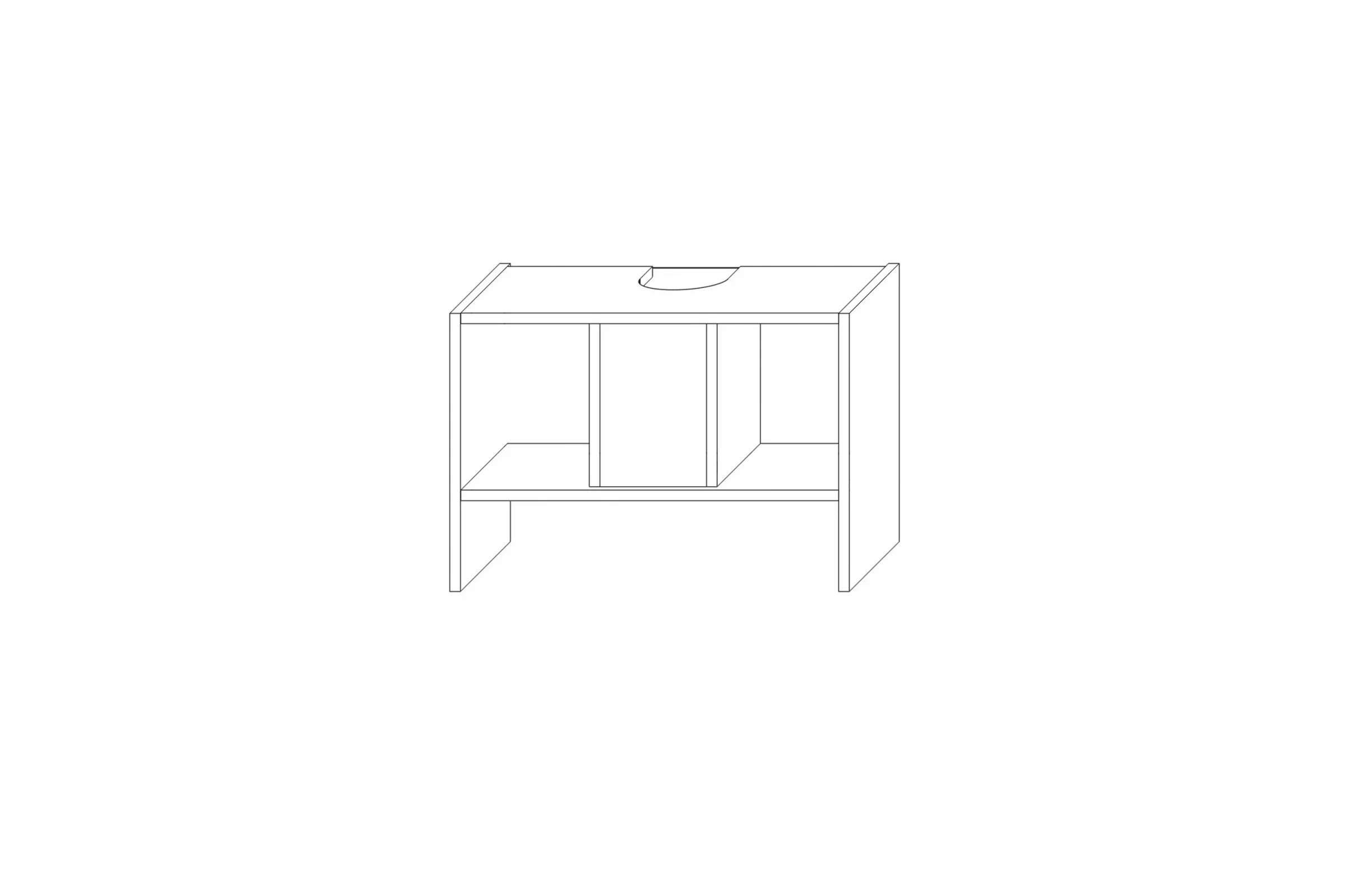 Horní kuchyňská skříňka Kammono K2 WO60/42P digestořová pro vestavbu nad plynovou varnou desku skříňka kuchyňská závěsná Kammono K2 WO60/42P digestořová pro zabudowy nad plyta gazowa 