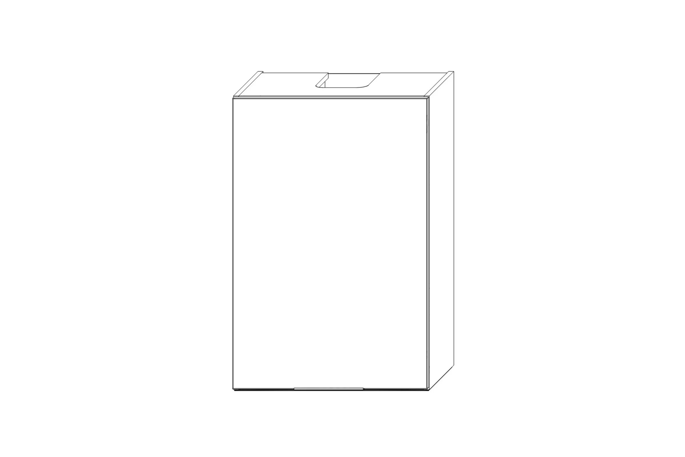 Horní kuchyňská skříňka Kammono K2 WP3B60.1/90 digestořová pro vestavbu nad indukční varnou desku skříňka kuchyňská závěsná Kammono K2 WP3B60.1/90 digestořová pro zabudowy nad plyta indukcyjna