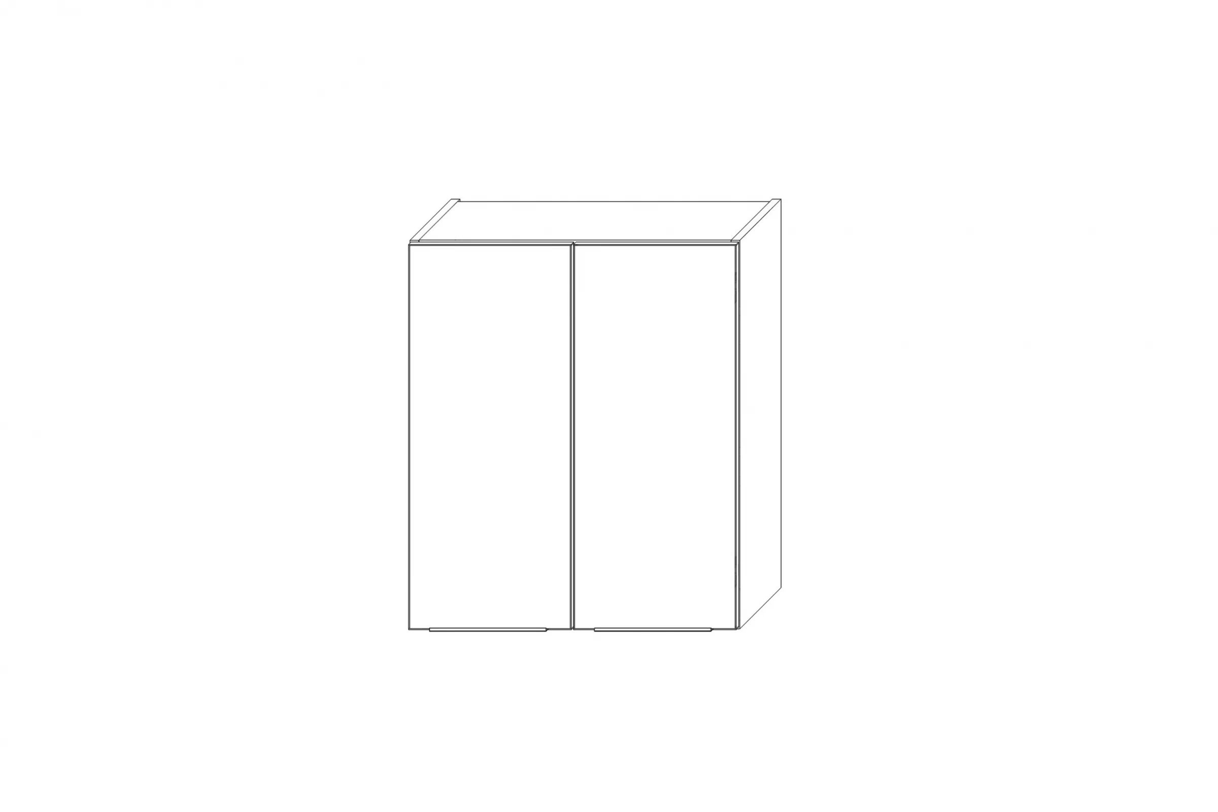 Horní kuchyňská skříňka Kammono K2 WS60/90 dvoudveřová s odkapávačem na nádobí skříňka kuchyňská závěsná Kammono K2 WS60/90 dvoudveřová z suszarka pro naczyn