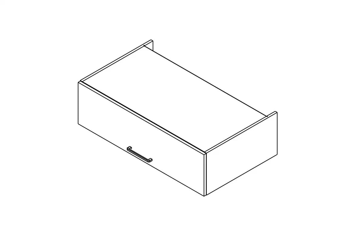skříňka kuchyňská závěsná Kammono P2 SNO100/29N nadstawkowa nad AGD skříňka kuchyňská závěsná Kammono P2 SNO100/29N nadstawkowa nad AGD