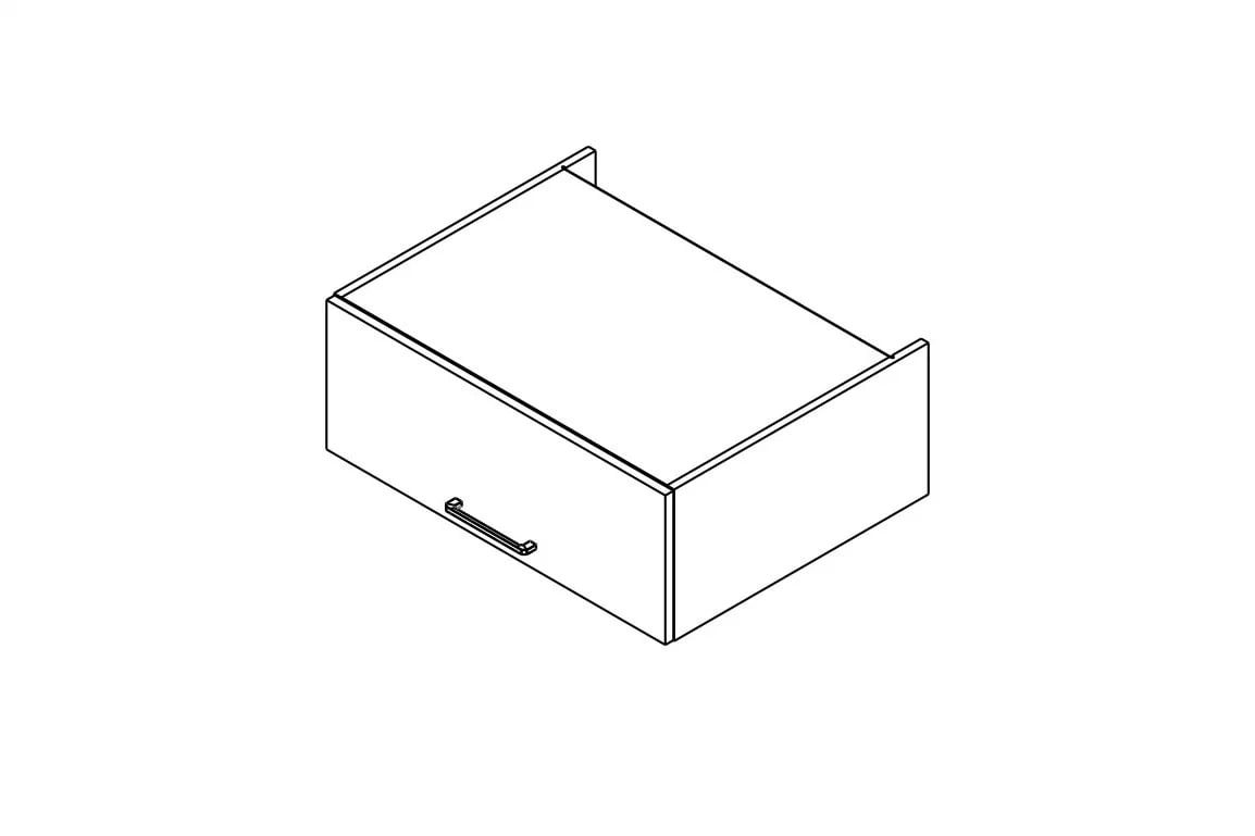 skříňka kuchyňská závěsná Kammono P2 SNO75/29N nadstawkowa nad AGD skříňka kuchyňská závěsná Kammono P2 SNO75/29N nadstawkowa nad AGD