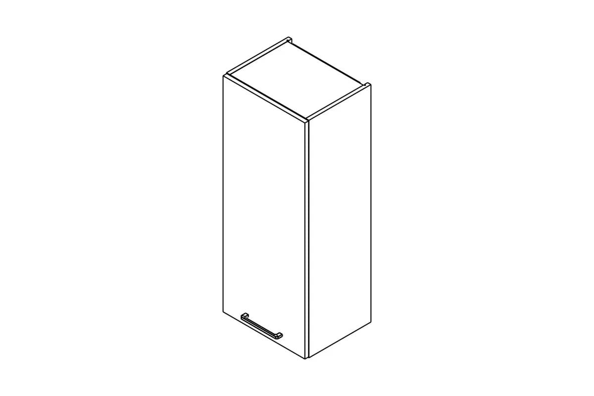 Skrinka Kuchynská závesná Kammono P2 W40.1/100 jednodverová Skrinka Kuchynská závesná Kammono P2 W40.1/100 jednodverová