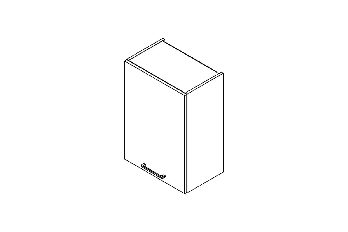 Skrinka Kuchynská závesná Kammono P2 W50.1/71 jednodverová Skrinka Kuchynská závesná Kammono P2 W50.1/71 jednodverová