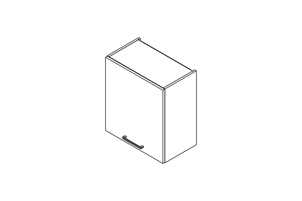 Skrinka Kuchynská závesná Kammono P2 W55.1/61 jednodverová Skrinka Kuchynská závesná Kammono P2 W55.1/61 jednodverová