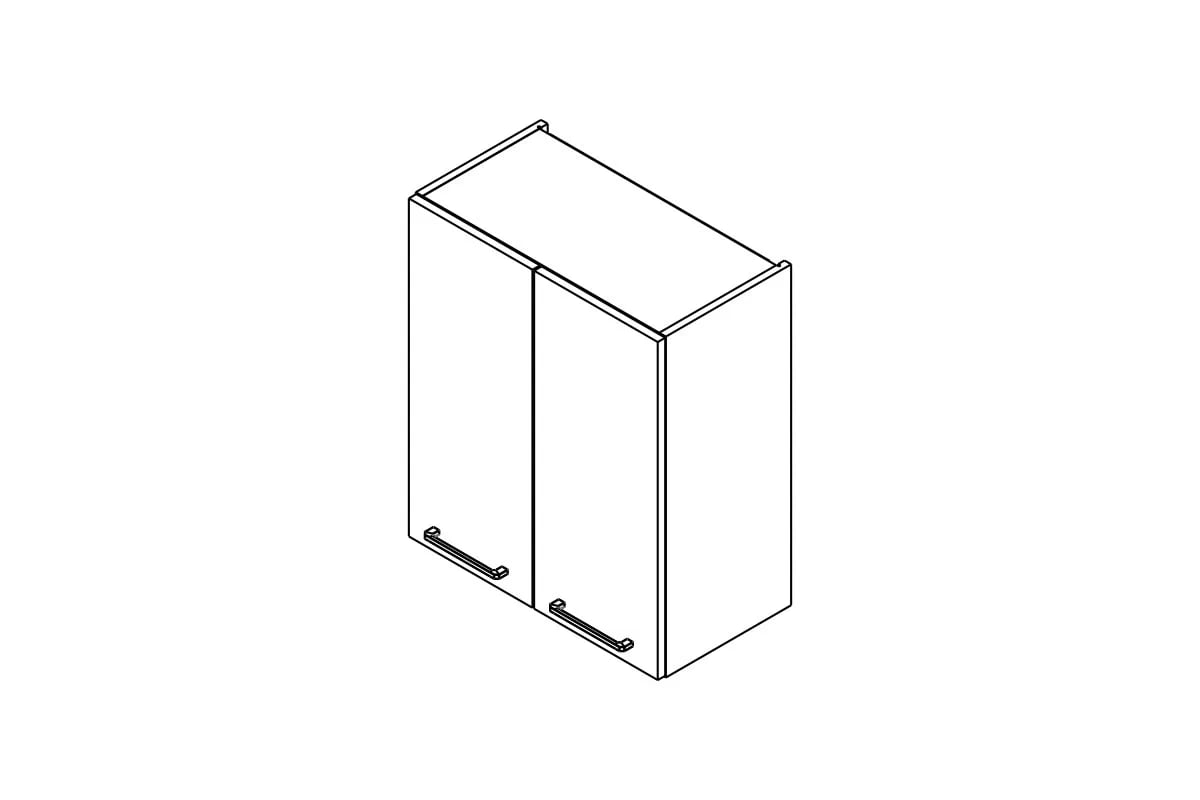 skříňka kuchyňská závěsná Kammono P2 W60/71 dvoudveřová skříňka kuchyňská závěsná Kammono P2 W60/71 dvoudveřová