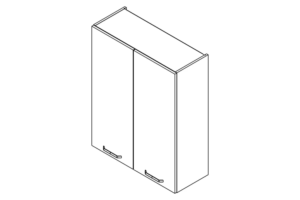 Skrinka Kuchynská závesná Kammono P2 W80/100 dvojdverová Skrinka Kuchynská závesná Kammono P2 W80/100 dvojdverová