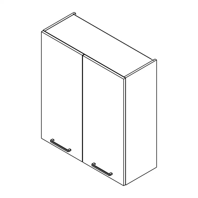 skříňka kuchyňská závěsná Kammono P2 W80/90 dvoudveřová skříňka kuchyňská závěsná Kammono P2 W80/90 dvoudveřová