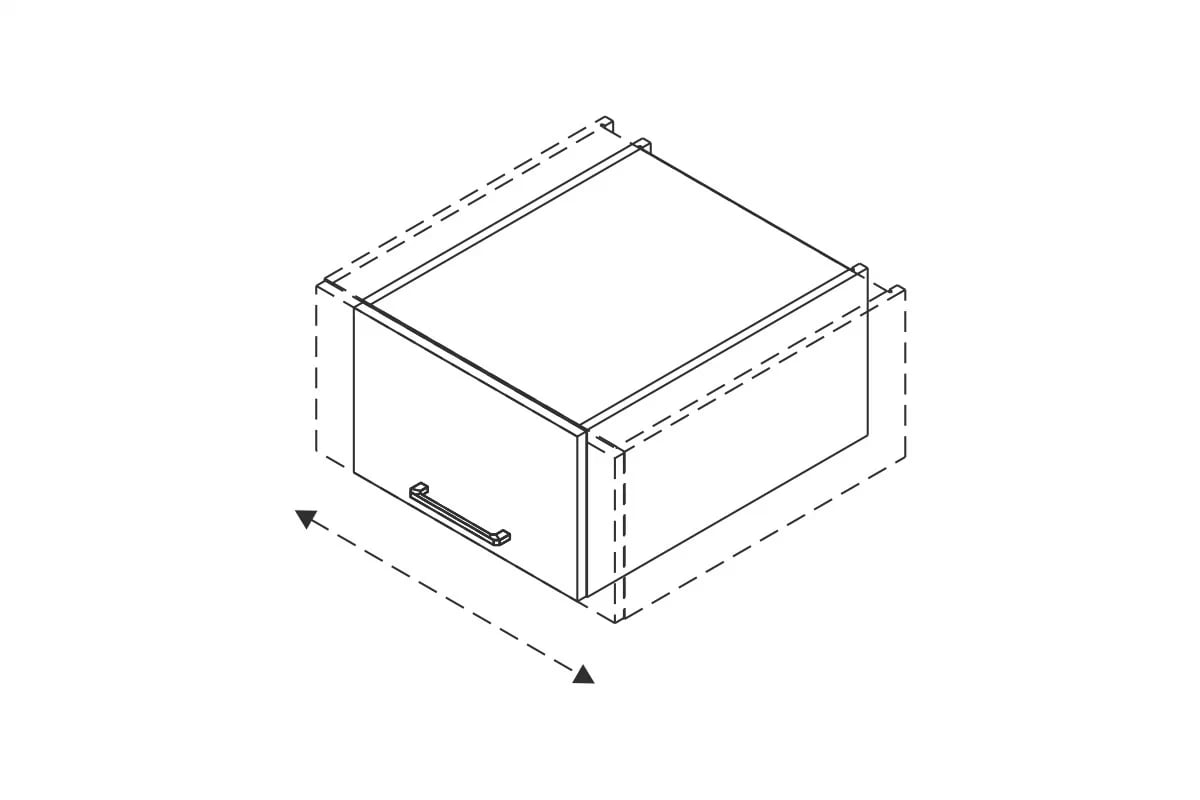 skříňka kuchyňská závěsná Kammono P2 WO__/29N_SPEC nízká regulowana w zakresie 41-65cm skříňka kuchyňská závěsná Kammono P2 WO__/29N_SPEC nízká regulowana w zakresie 41-59cm