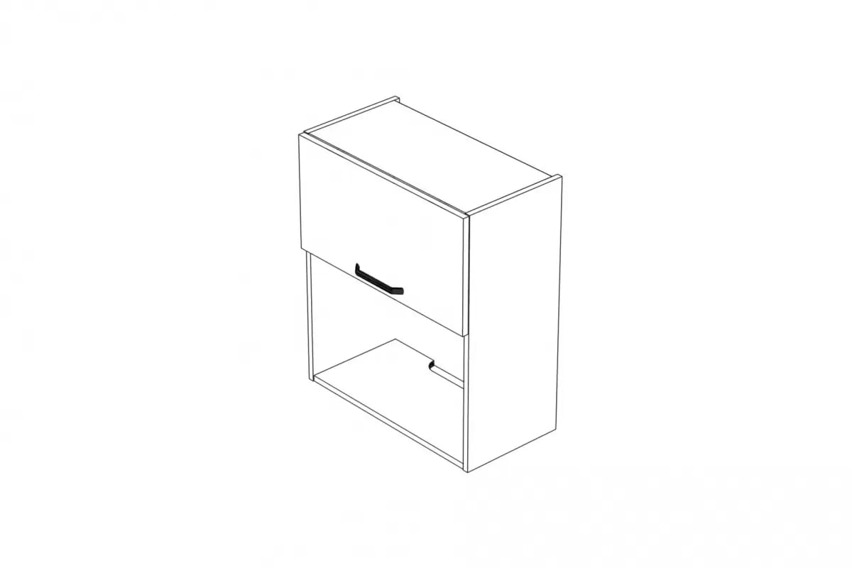 Závesná kuchynská skrinka Kammono P2 WOM1Z60/71 na vstavanú mikrovlnku Skrinka Kuchynská závesná Kammono P2 WOM1Z60/71 pod zabudowe mikrofalowki 
