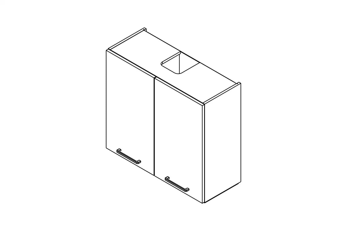 skříňka kuchyňská závěsná Kammono P2 WP8C80/71 digestořová pro zabudowy nad plyta indukcyjna skříňka kuchyňská závěsná Kammono P2 WP8C80/71 digestořová pro zabudowy nad plyta indukcyjna