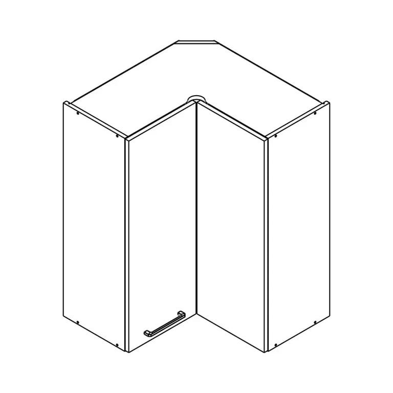 Skrinka Kuchynská závesná Kammono P2 WRP65/90 dvojdverová rohová Skrinka Kuchynská závesná Kammono P2 WRP65/90 dvojdverová rohová
