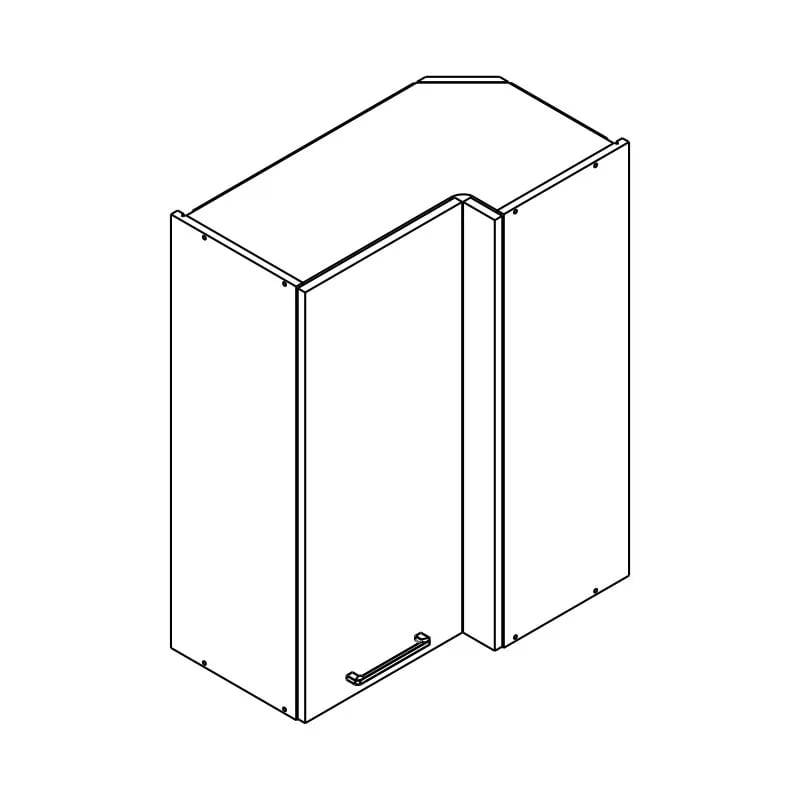 Skrinka Kuchynská závesná Kammono P2 WRP70x40/90 jednodverová rohová Skrinka Kuchynská závesná Kammono P2 WRP70x40/90 jednodverová rohová