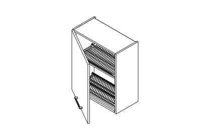Skrinka Kuchynská závesná Kammono P2 WS60.1/71 jednodverová z suszarka do naczyn