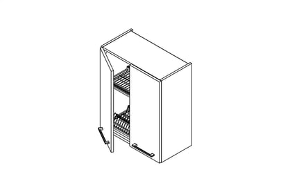 Skrinka Kuchynská závesná Kammono P2 WS60/71 dvojdverová z suszarka do naczyn