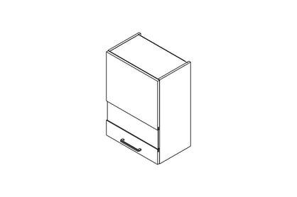 Skrinka Kuchynská závesná Kammono P2 WW50.1/71 jednodverová s presklením